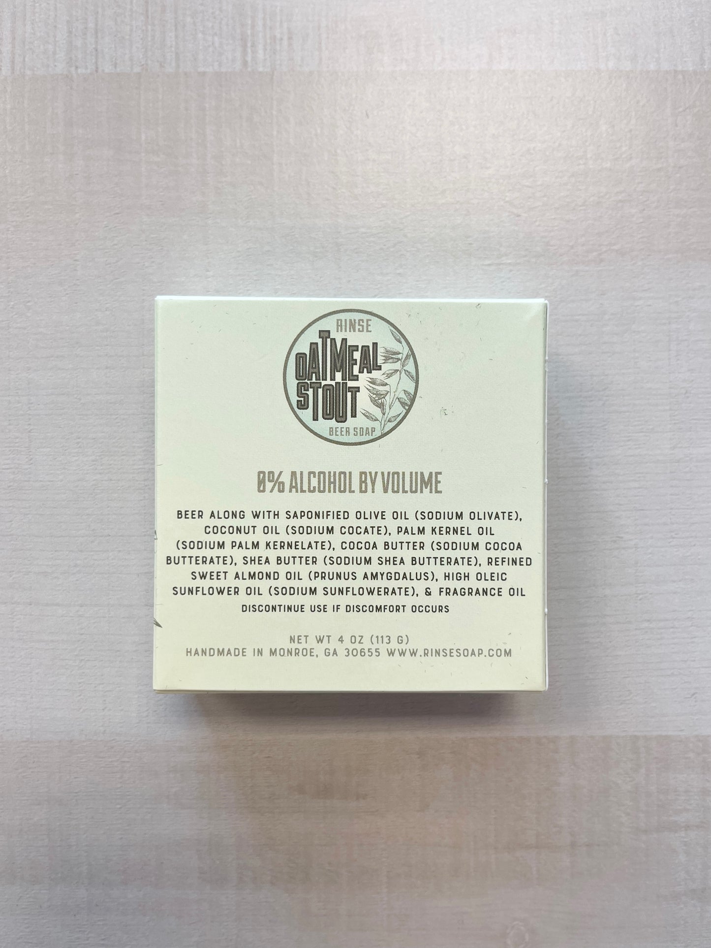 Rinse Bath & Body Co. Beer Soap - Oatmeal Stout