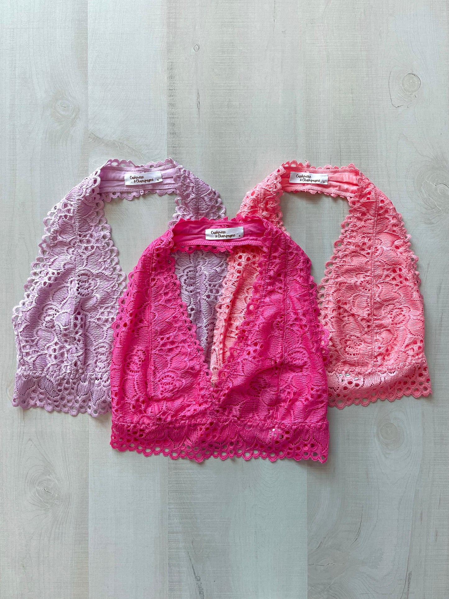 Lace Halter Bralette (5 colors available)