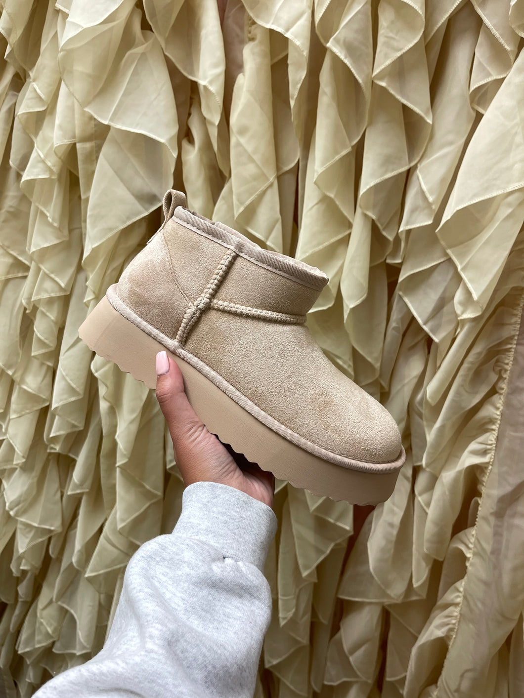 Breckenridge Platform Booties by Matisse - NATURAL