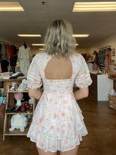 Load image into Gallery viewer, Peach Floral Romper
