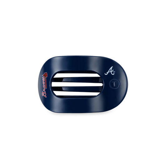 Teleties Braves Flat Round Clip - Small