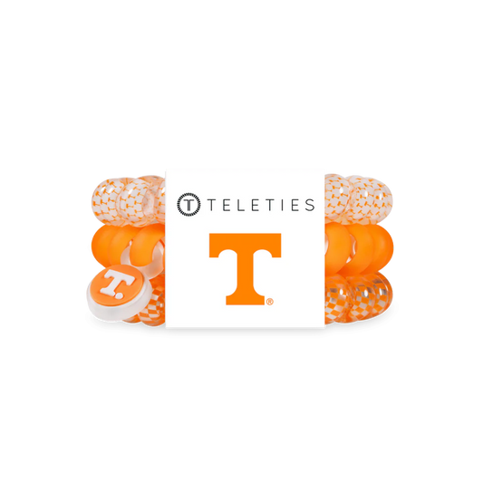 Teleties Tennessee Go Vols! Hair Ties - Large