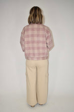 Load image into Gallery viewer, Pink Plaid Button Down Jacket
