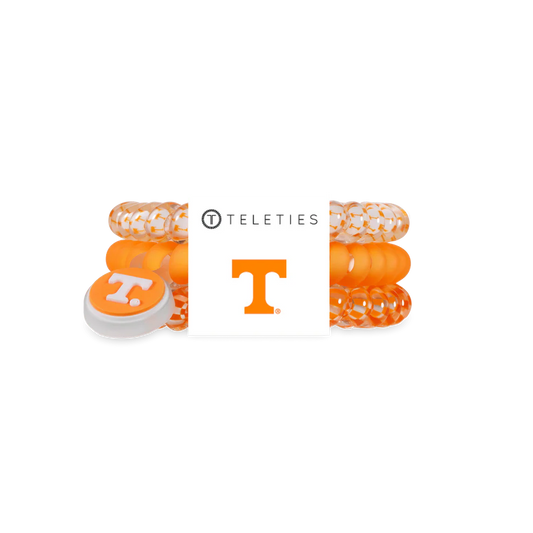 Teleties Tennessee Go Vols! Hair Ties - Small