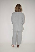 Load image into Gallery viewer, Heather Grey Wide Leg Sweater Pants
