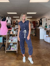 Load image into Gallery viewer, Corduroy Sleeveless Jumpsuit
