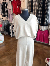 Load image into Gallery viewer, Oatmeal Sweater Vest (part of a matching set)
