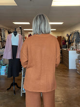 Load image into Gallery viewer, Rust Oversized Sweater Top
