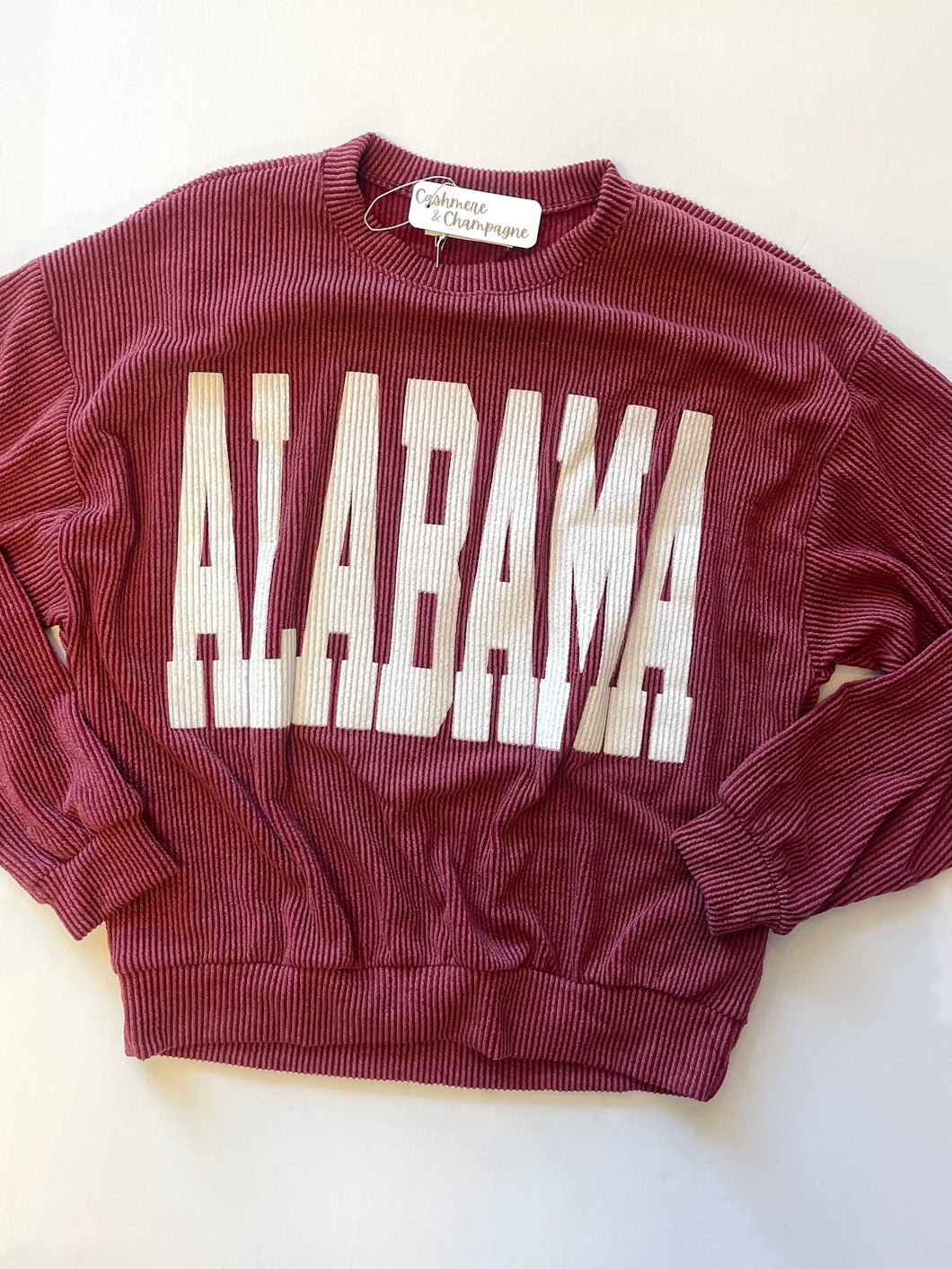 Alabama Ribbed Crewneck