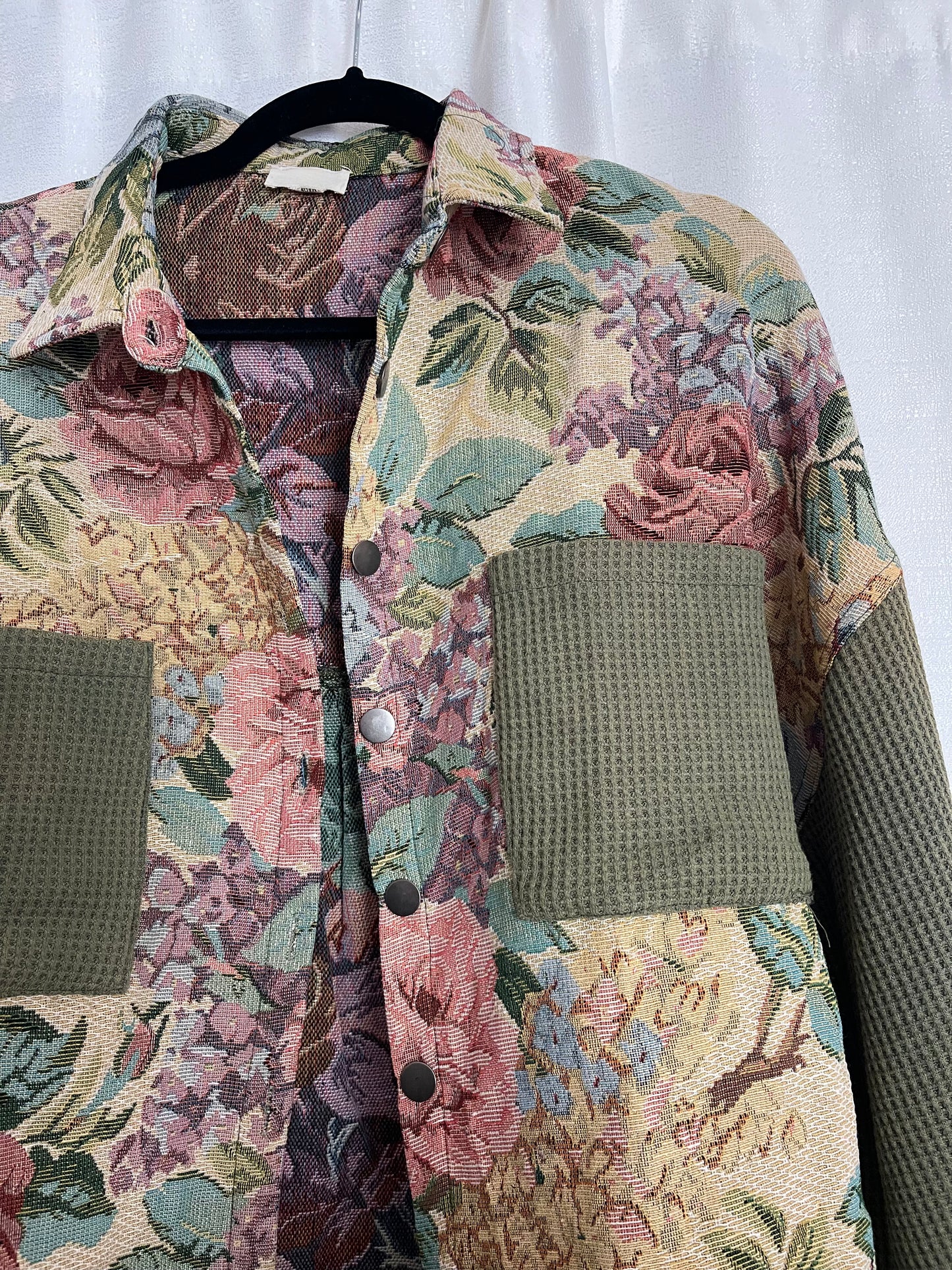 Floral Patchwork Shacket
