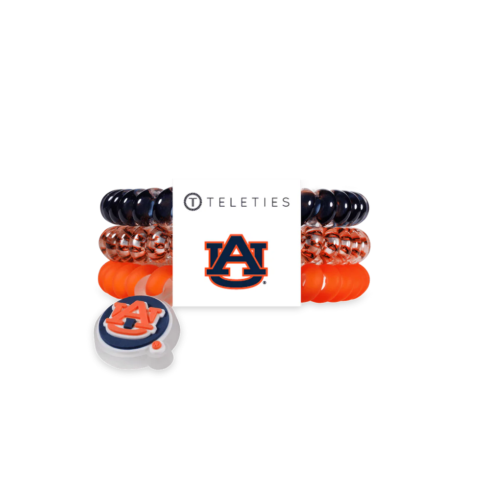 Teleties War Eagle! Auburn Hair Ties - Small