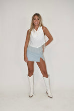 Load image into Gallery viewer, White Pearl Fringe Tank Top
