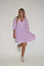 Load image into Gallery viewer, Lavender Flare Dress
