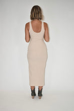 Load image into Gallery viewer, Beige Ribbed Dress
