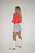 Load image into Gallery viewer, Red Long Sleeve Sweetheart Sweater
