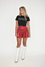 Load image into Gallery viewer, Metallic Red Shorts
