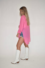 Load image into Gallery viewer, Hot Pink Beach Cover Up
