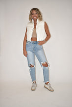 Load image into Gallery viewer, Cream Puffer Vest
