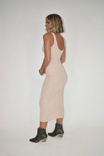 Load image into Gallery viewer, Beige Ribbed Dress
