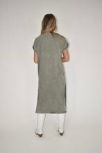 Load image into Gallery viewer, Olive Graphic Midi Dress
