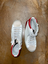 Load image into Gallery viewer, SHU SHOP Rooney Dark Red Snake Sneaker
