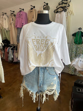 Load image into Gallery viewer, Free Bird Oversized Graphic Tee
