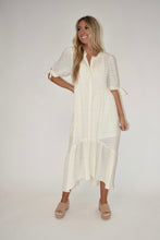 Load image into Gallery viewer, Ivory Textured Maxi Dress
