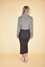 Load image into Gallery viewer, Sweater Knit Midi Skirt - Dark Chocolate
