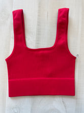 Load image into Gallery viewer, Ribbed Square Neck Cami
