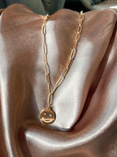 Load image into Gallery viewer, Diamond Smiley Face Necklace Waterproof
