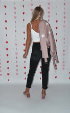 Load image into Gallery viewer, Black Distressed Mom Jeans
