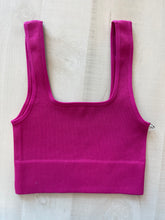 Load image into Gallery viewer, Ribbed Square Neck Cami
