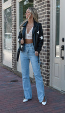 Load image into Gallery viewer, Vegan Leather Star Jacket

