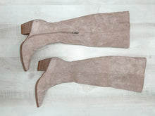 Load image into Gallery viewer, Beige Suede Over the Knee Boots
