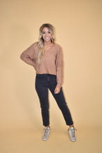 Load image into Gallery viewer, Apricot V Neck Sweater
