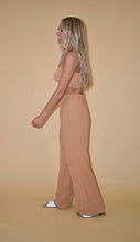 Load image into Gallery viewer, Peanut Butter Linen Blend Wide Leg Pants
