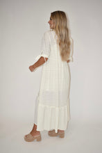 Load image into Gallery viewer, Ivory Textured Maxi Dress

