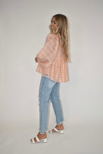 Load image into Gallery viewer, Peach Babydoll Blouse
