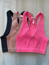 Load image into Gallery viewer, Acid Wash Racerback Ribbed Cami

