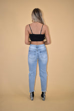 Load image into Gallery viewer, Black Suede Feather Crop Top
