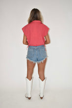 Load image into Gallery viewer, High Waisted Medium Vintage Wash Denim Shorts
