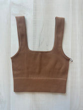 Load image into Gallery viewer, Ribbed Square Neck Cami
