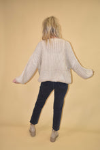 Load image into Gallery viewer, Tan Loose Knit Sweater
