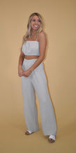 Load image into Gallery viewer, Ceramic Linen Blend Wide Leg Pants
