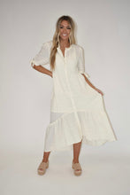 Load image into Gallery viewer, Ivory Textured Maxi Dress
