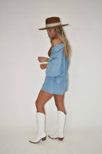 Load image into Gallery viewer, Washed Denim Gauze Shorts
