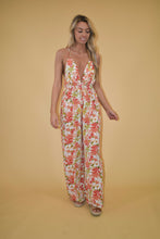 Load image into Gallery viewer, Halter Floral Jumpsuit
