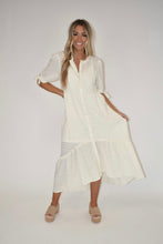 Load image into Gallery viewer, Ivory Textured Maxi Dress
