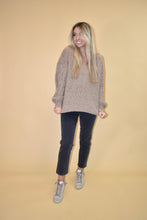 Load image into Gallery viewer, Mocha Knit Hoodie
