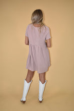 Load image into Gallery viewer, Mauve Babydoll Dress

